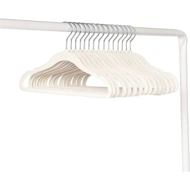 3 Sprouts - 15Pk Baby Velvet Hangers, Cream