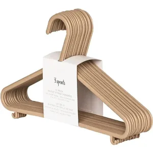 3 Sprouts - 15Pk Baby Wheat Straw Hangers, Speckled Brown