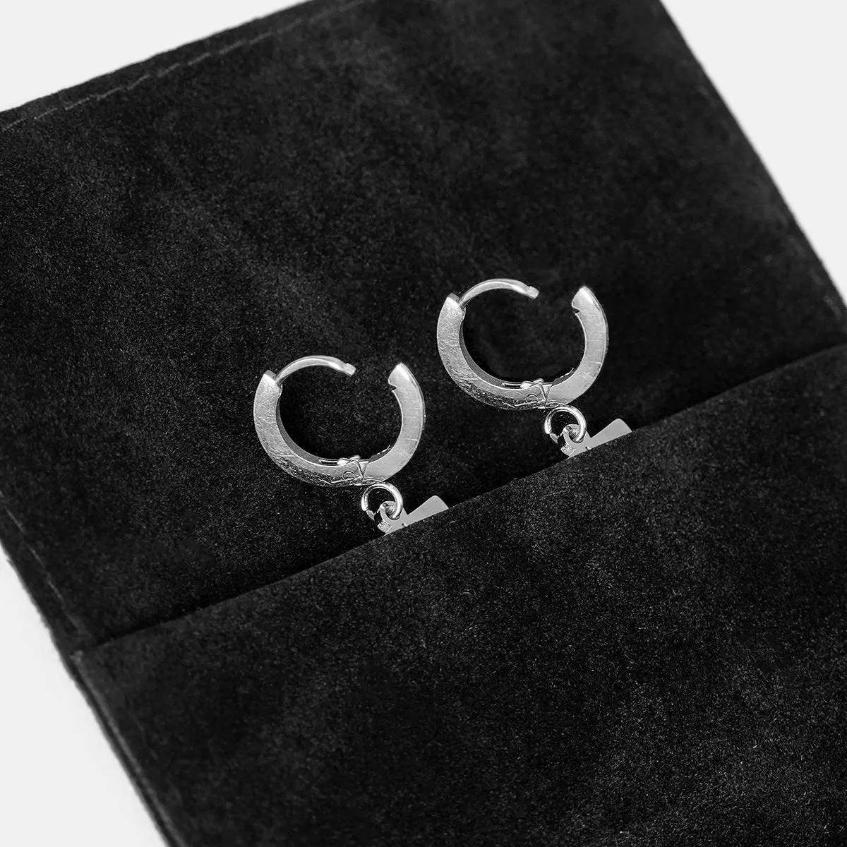 45 Number Earring - Stainless Steel