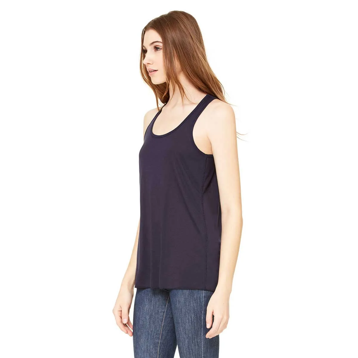 Bella   Canvas Women's Midnight Flowy Racerback Tank