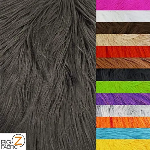 Blonde Solid Gorilla Animal Long Pile Faux Fur Fabric / Sold By The Yard