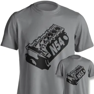 BMW N54 or N55 Engine Block T-Shirt