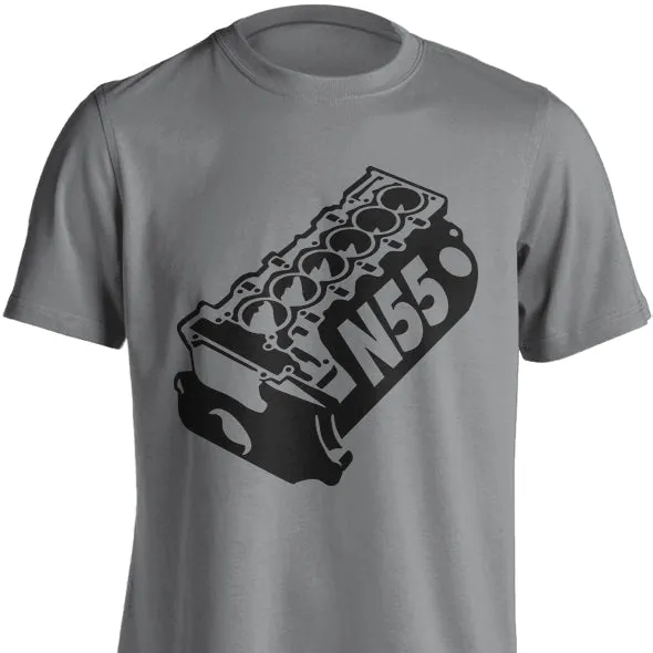 BMW N54 or N55 Engine Block T-Shirt