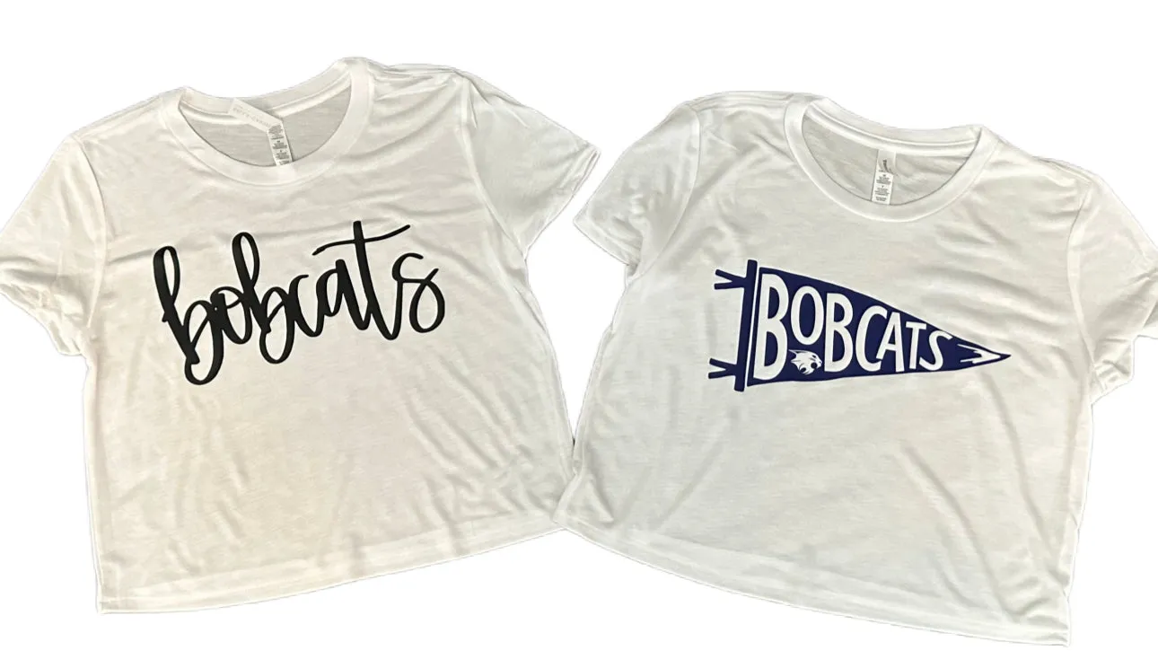 Bobcat Crop Tops