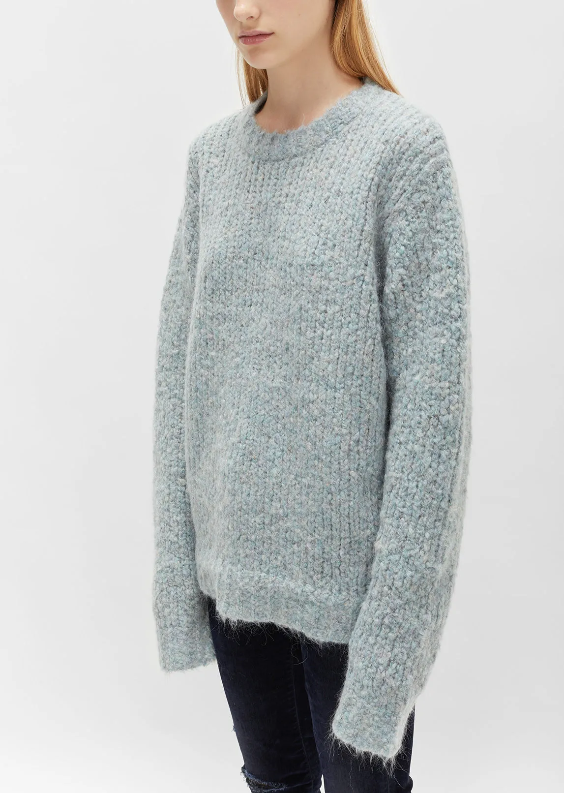 Boucle Crewneck Sweater