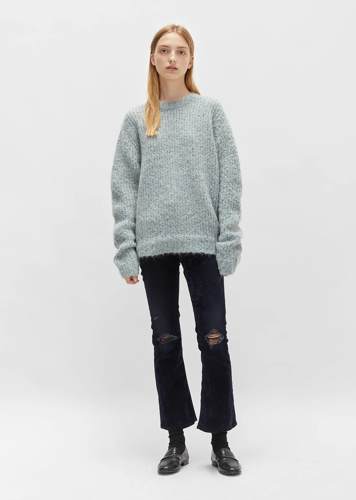 Boucle Crewneck Sweater