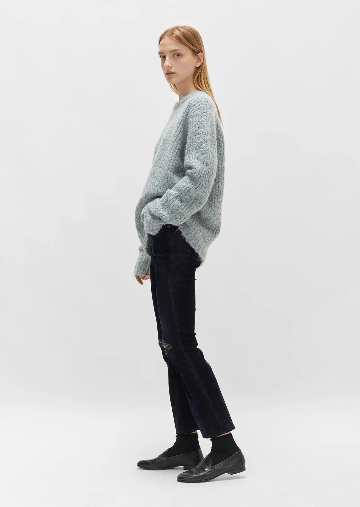 Boucle Crewneck Sweater