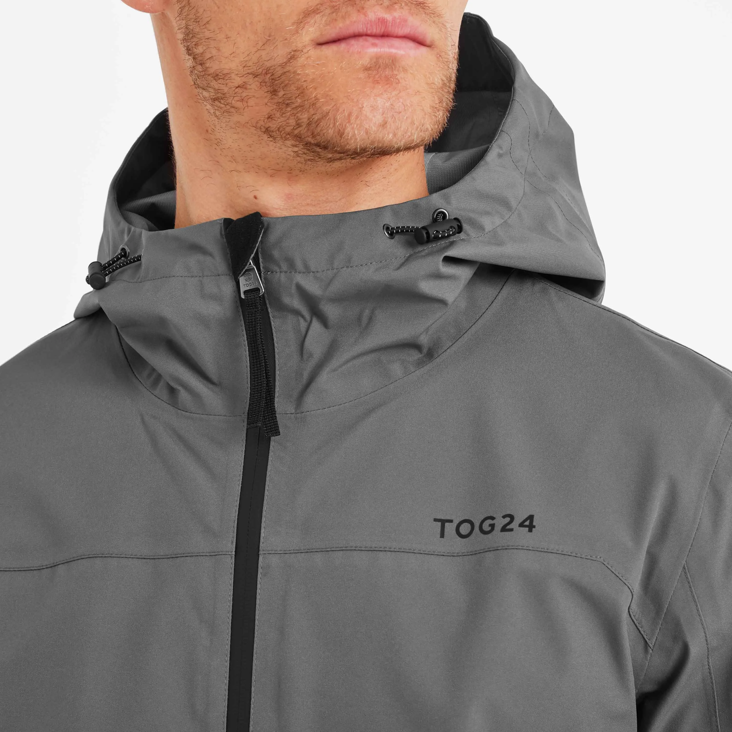 Bowston Mens Waterproof Jacket - Soot Grey