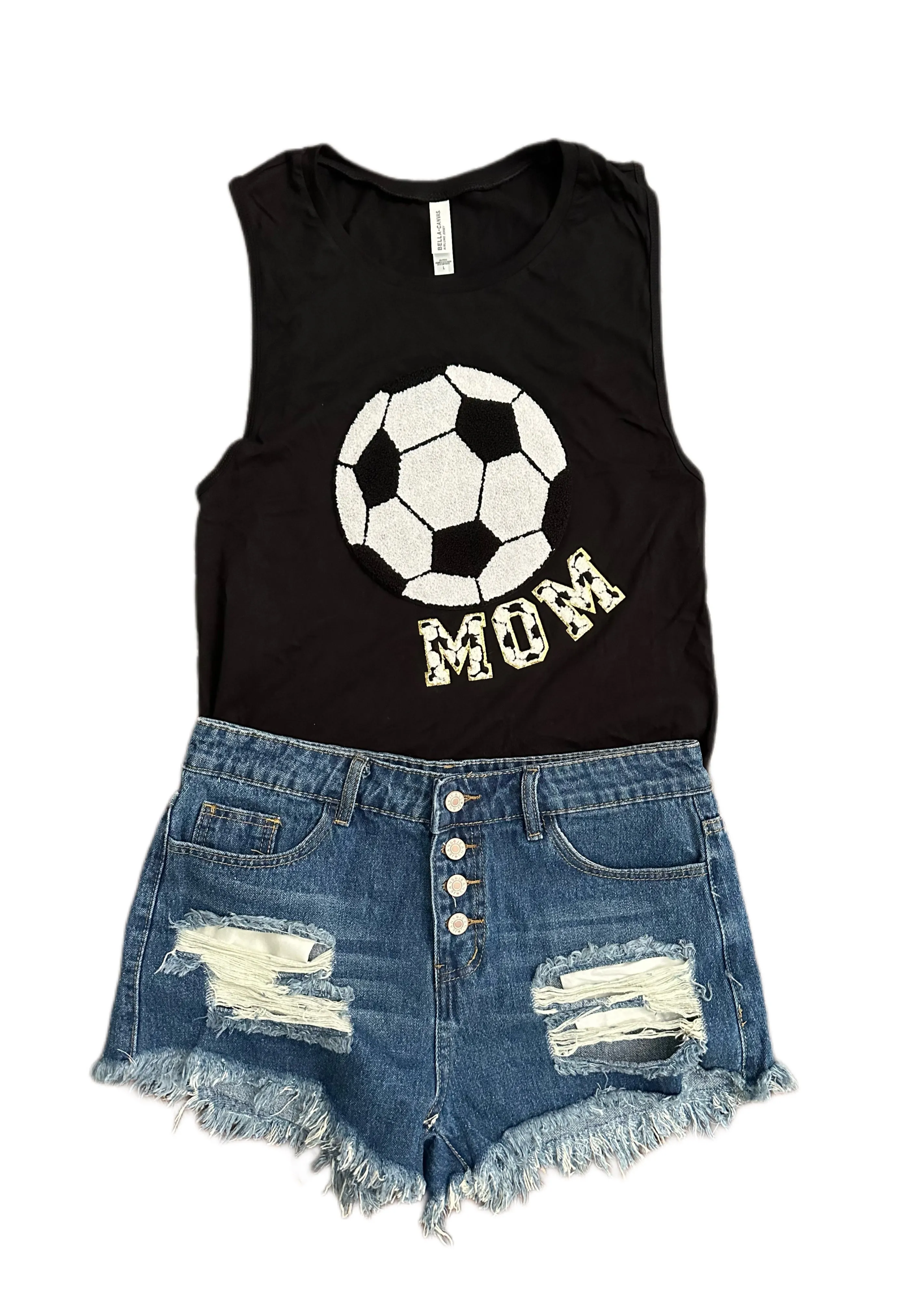 Chenille Patch Soccer Tops