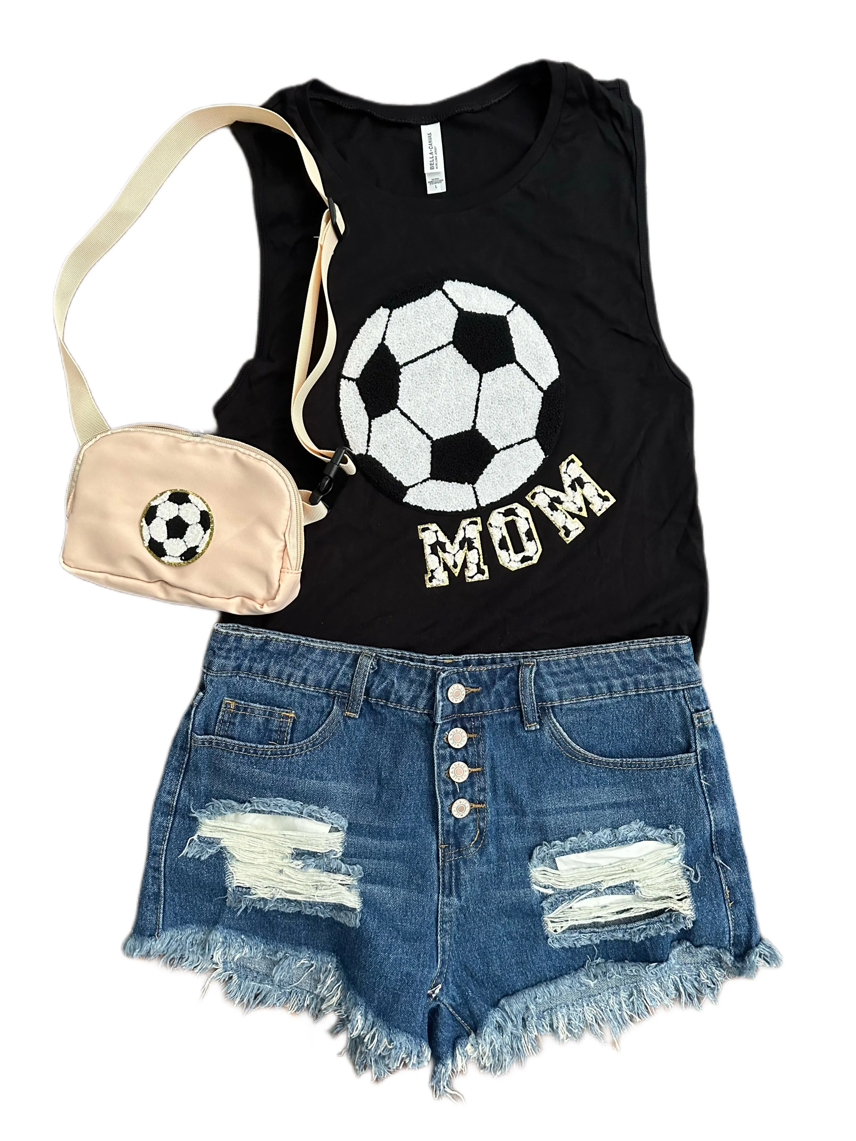 Chenille Patch Soccer Tops