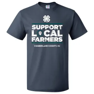 Custom Support Local Farmers Tee