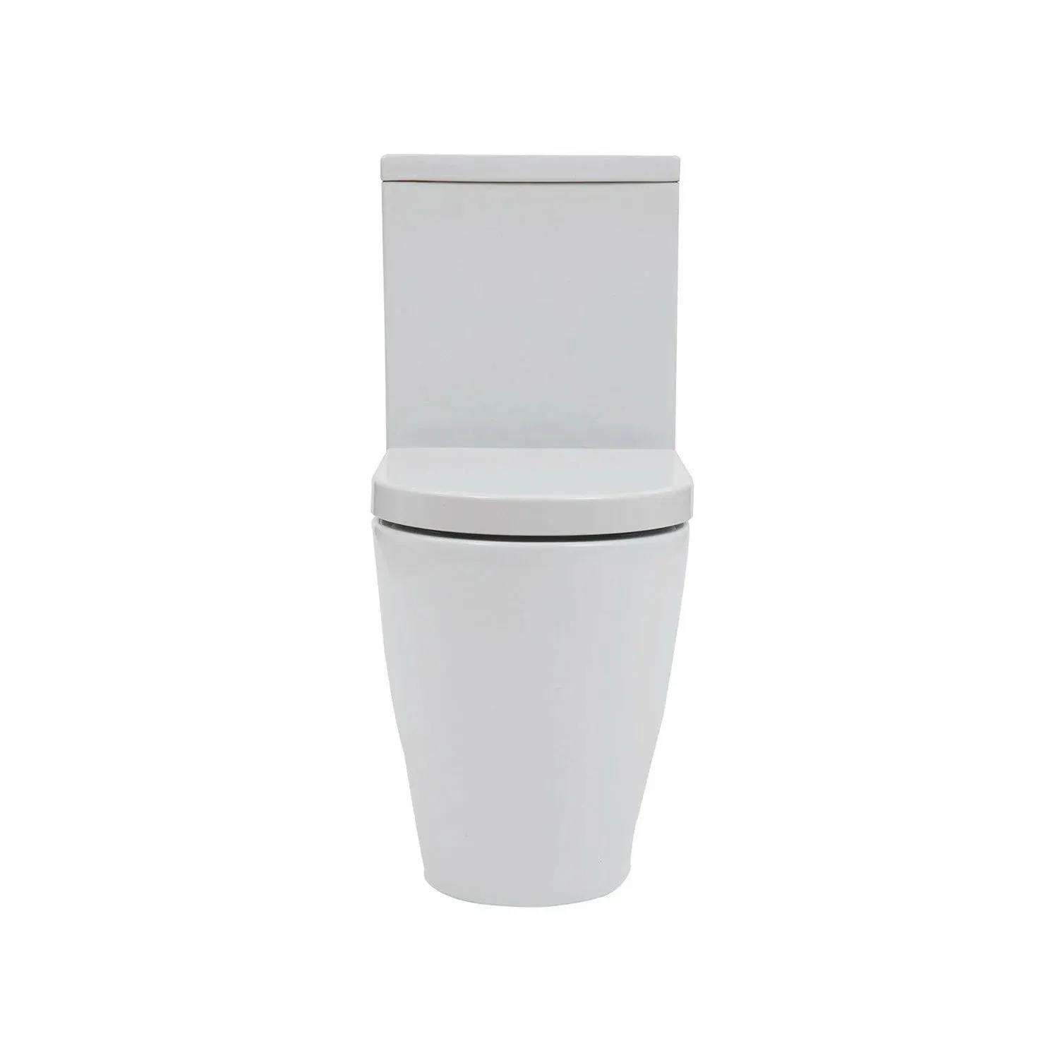 Emme Flush-to-Wall Toilet, Soft Close Seat - Comfort Height