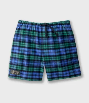 Flannel Lounge Shorts - Black Watch