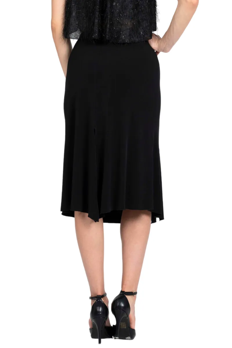 Flowy Tango Skirt With Side & Back Slits