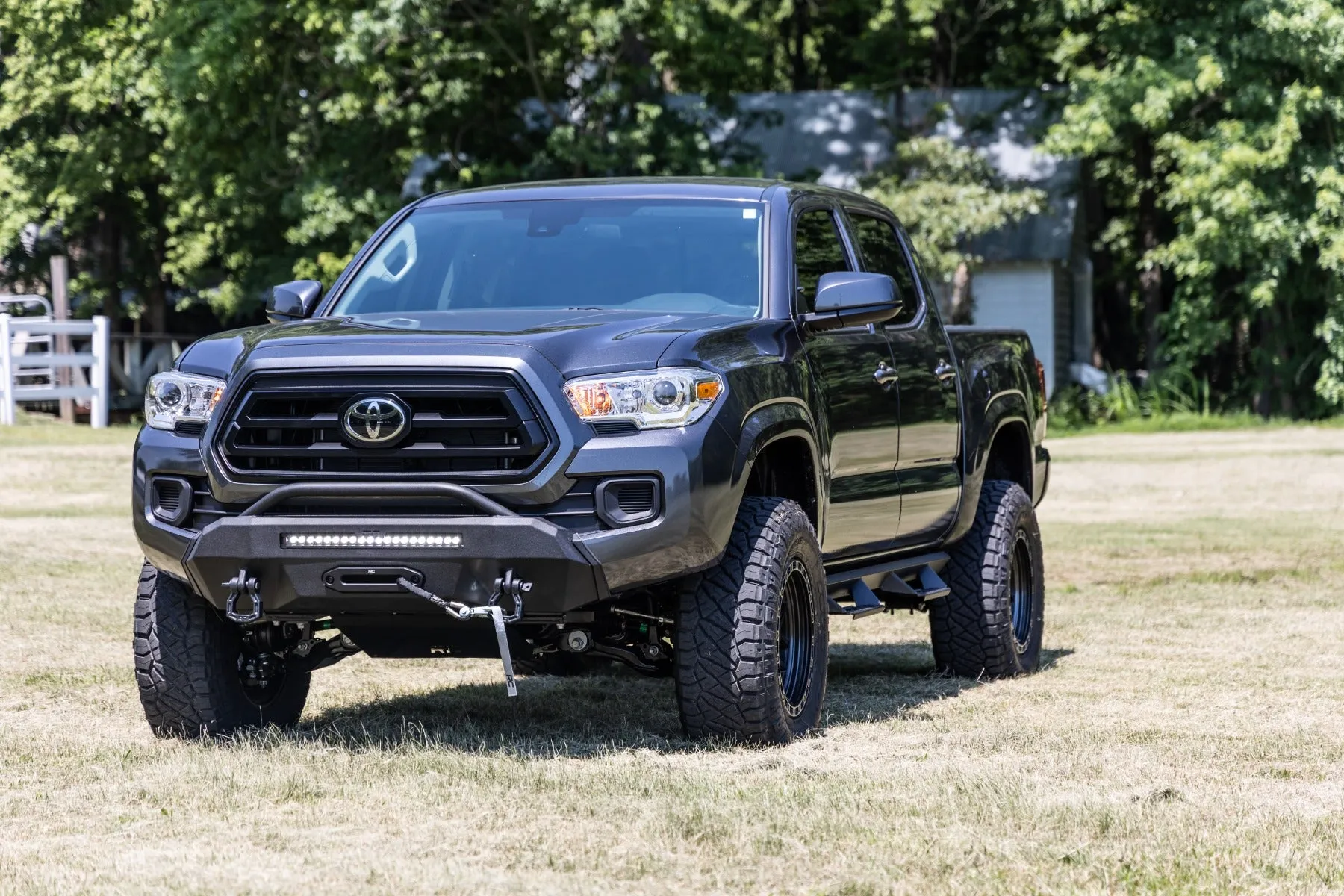 Front Bumper | Hybrid | 12000-Lb Pro Series Winch | Synthetic Rope | Toyota Tacoma | 2016-2022