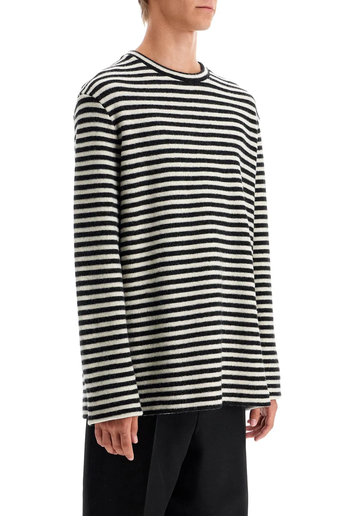 JIL SANDER striped wool sweater