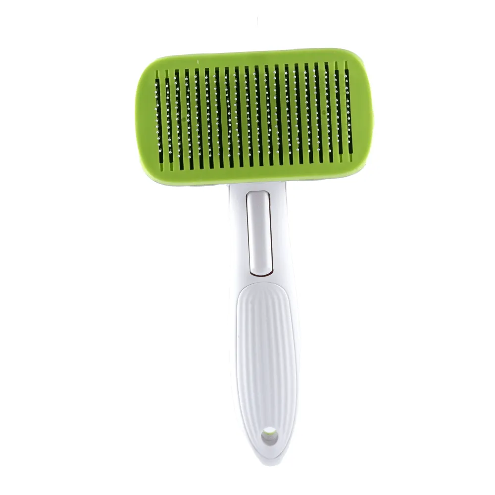 Kiki N Pooch Pets Grooming & Cleaning Slicker Self Cleaning Hair Brush for Dogs and Cats