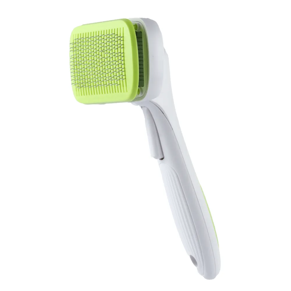 Kiki N Pooch Pets Grooming & Cleaning Slicker Self Cleaning Hair Brush for Dogs and Cats