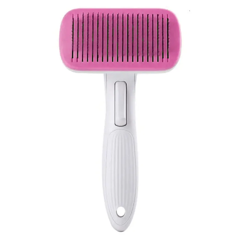 Kiki N Pooch Pets Grooming & Cleaning Slicker Self Cleaning Hair Brush for Dogs and Cats