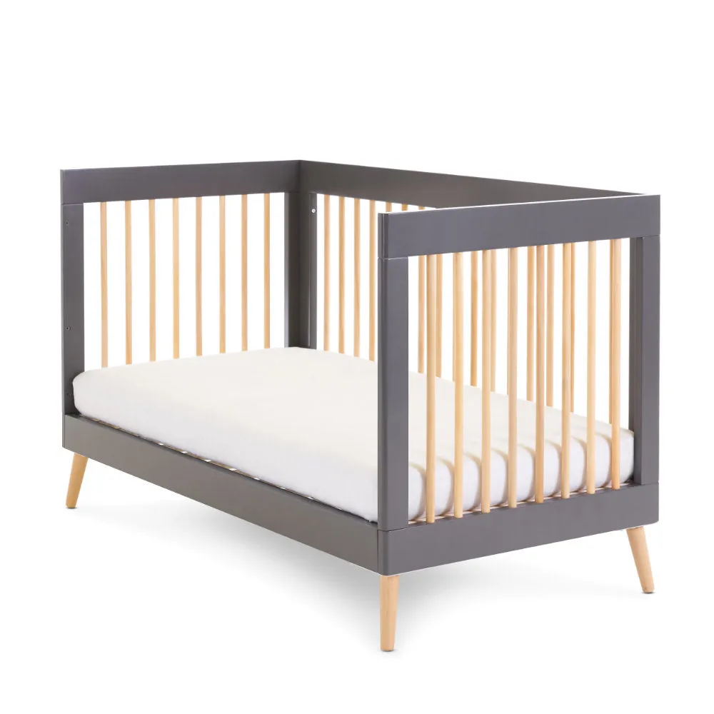 Maya 2 Piece Nursery Furniture Set - Slate & Natural