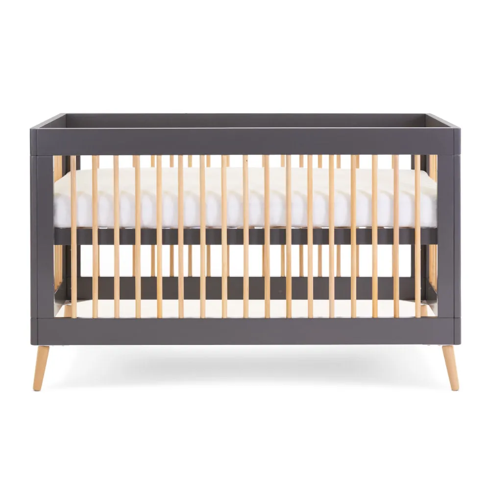 Maya 2 Piece Nursery Furniture Set - Slate & Natural