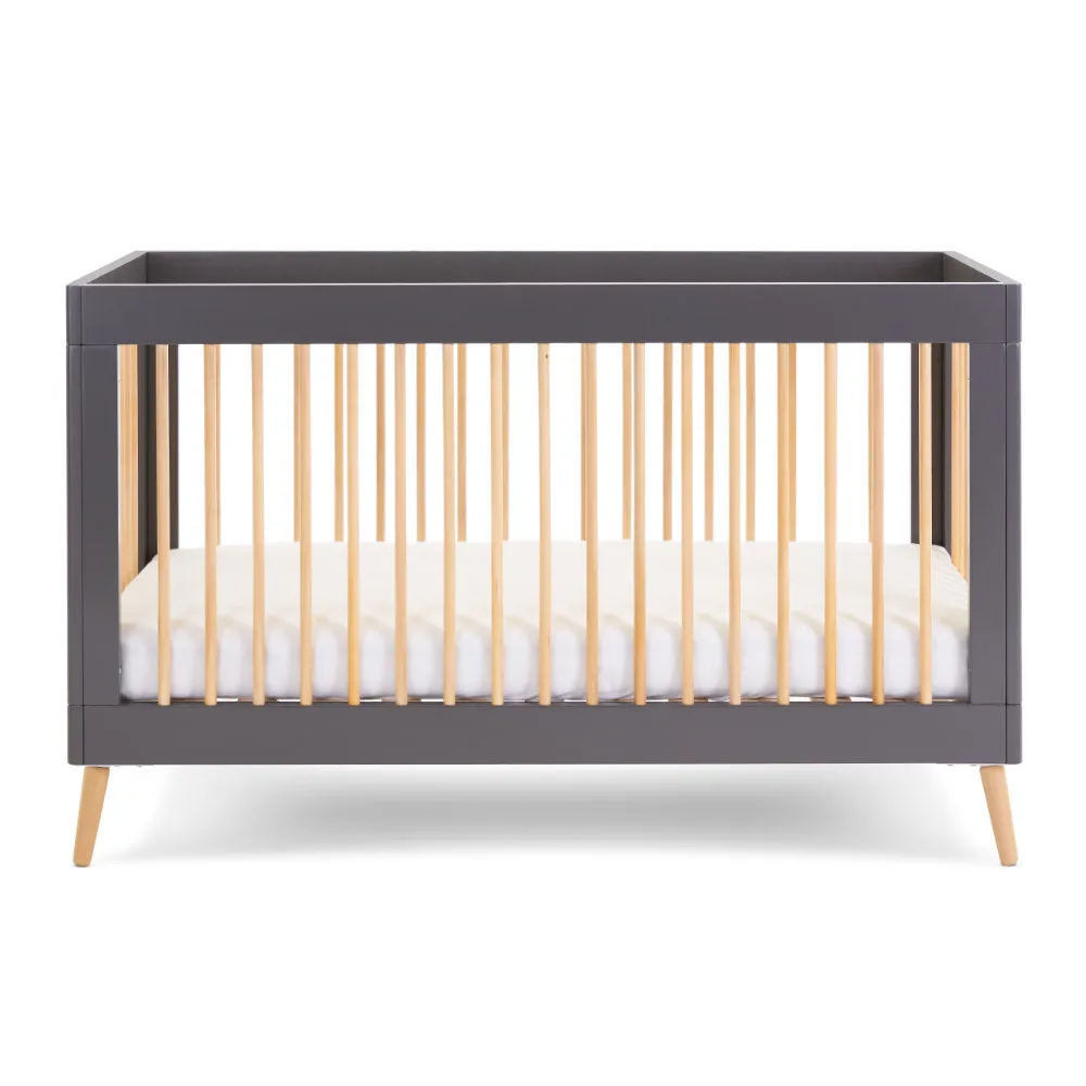 Maya 2 Piece Nursery Furniture Set - Slate & Natural