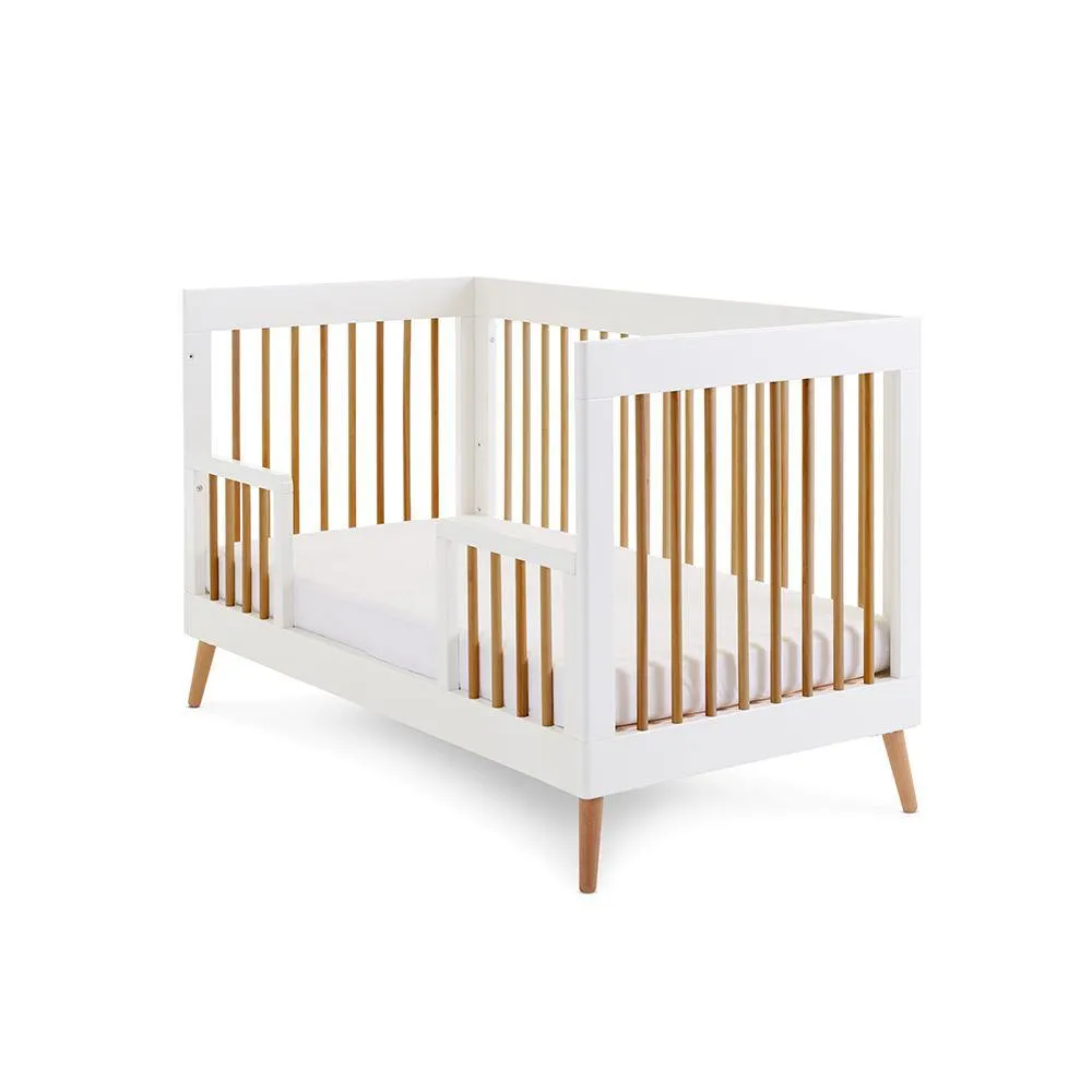 Maya 2 Piece Nursery Furniture Set - White & Natural