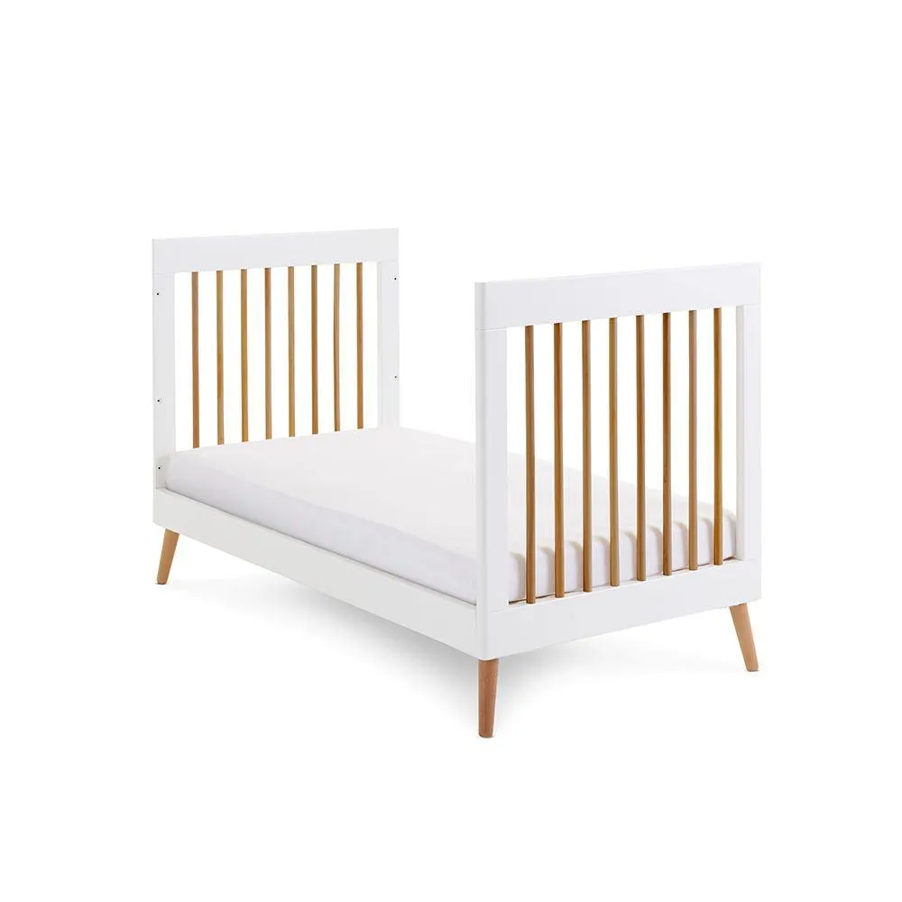 Maya 2 Piece Nursery Furniture Set - White & Natural