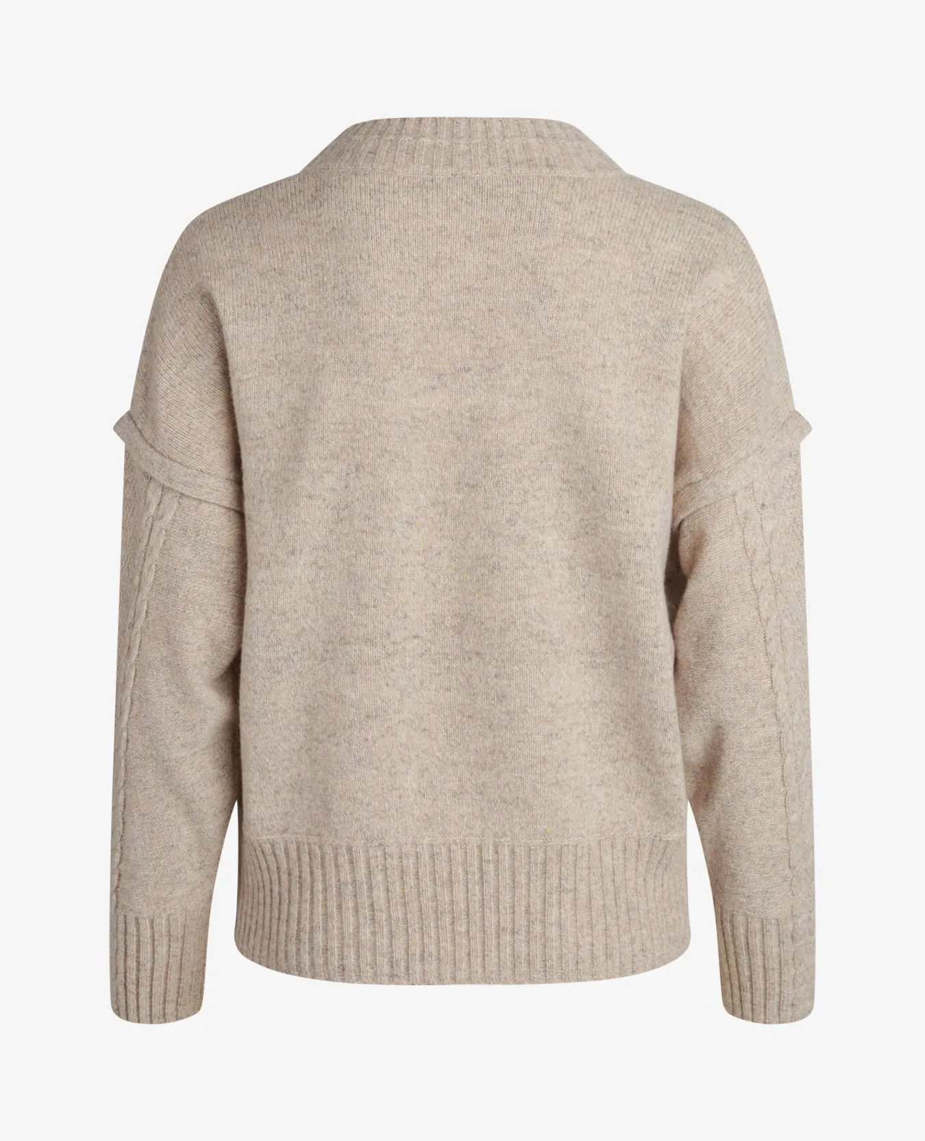 MERLENN WOOL KNIT PULLOVER