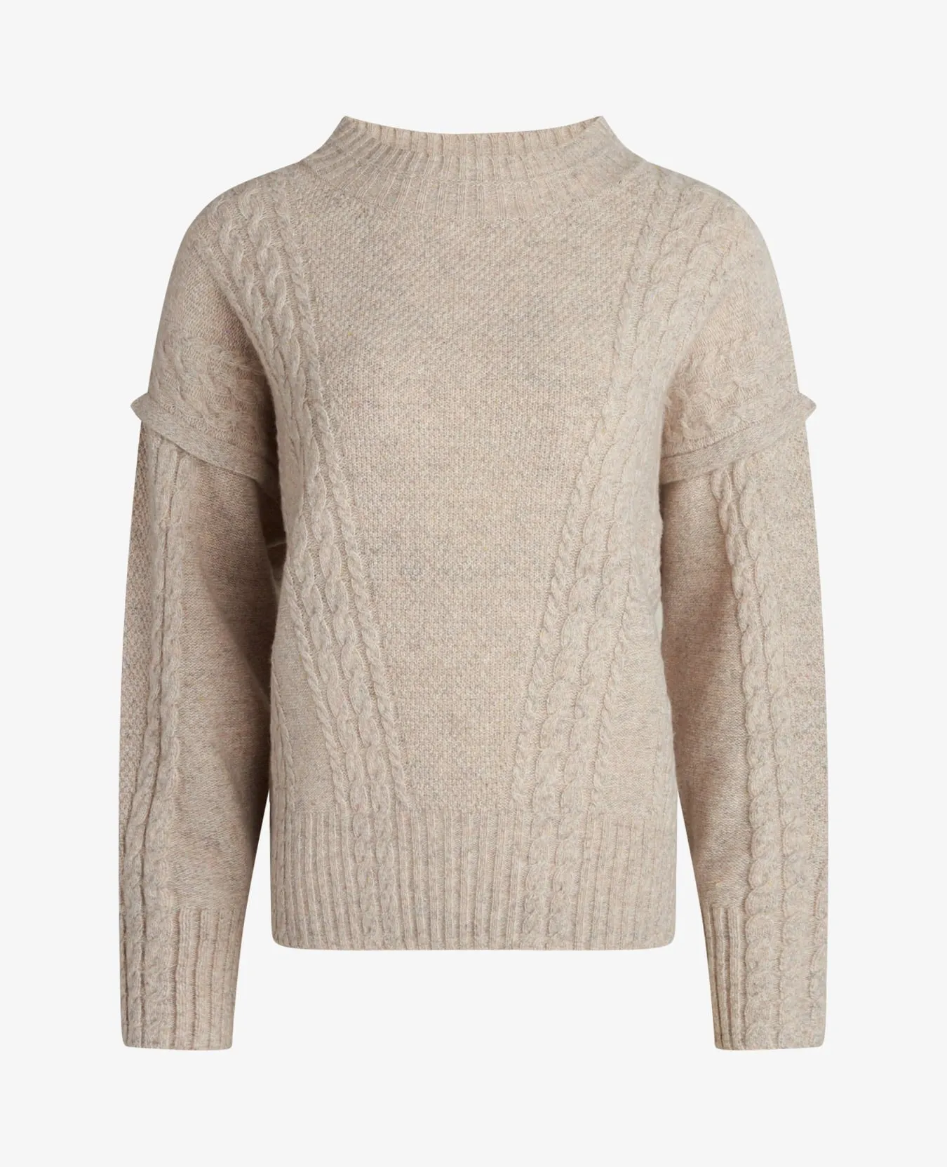 MERLENN WOOL KNIT PULLOVER