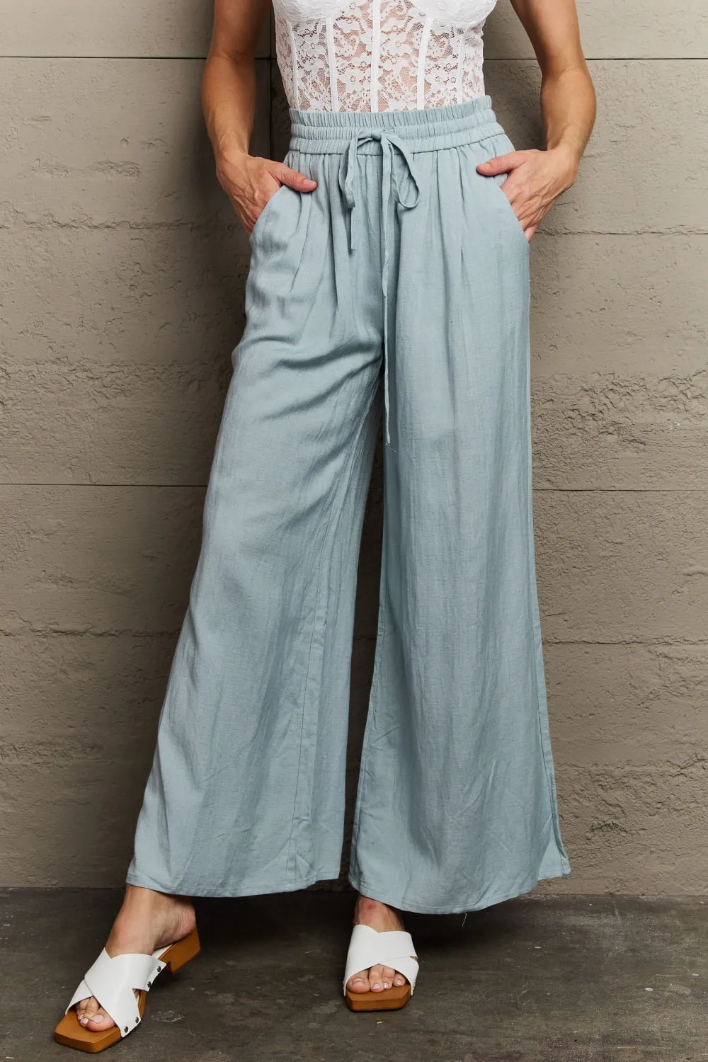 More For You Wide Leg Pants