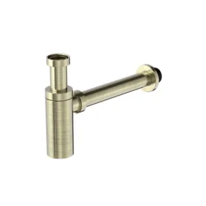 Nero 40mm Round Bottle Trap Aged Brass