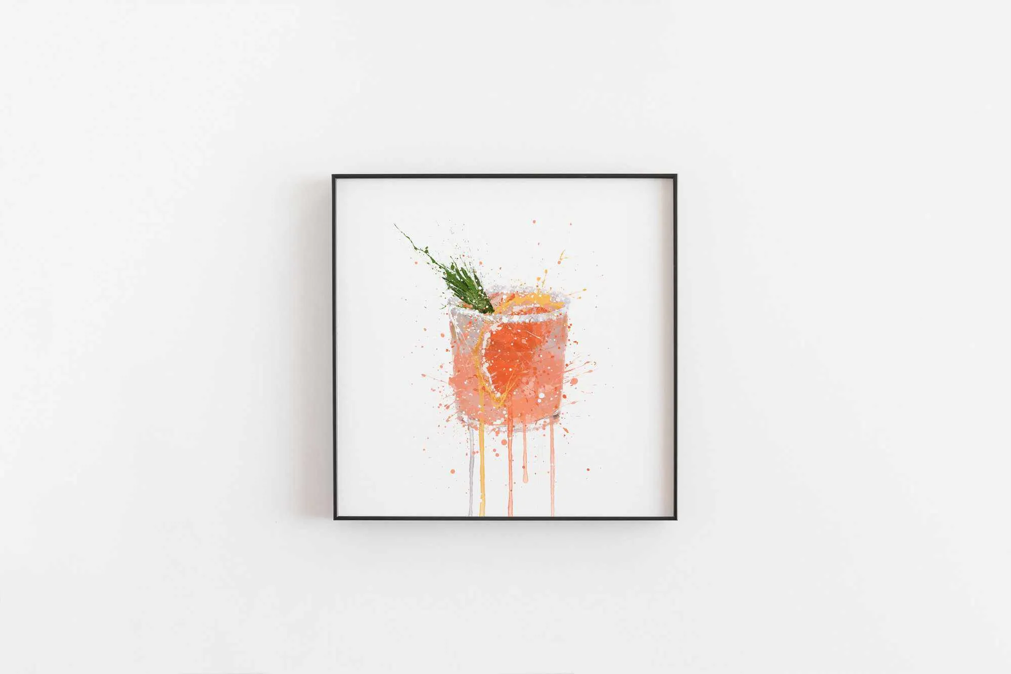 Paloma Cocktail Wall Art Print