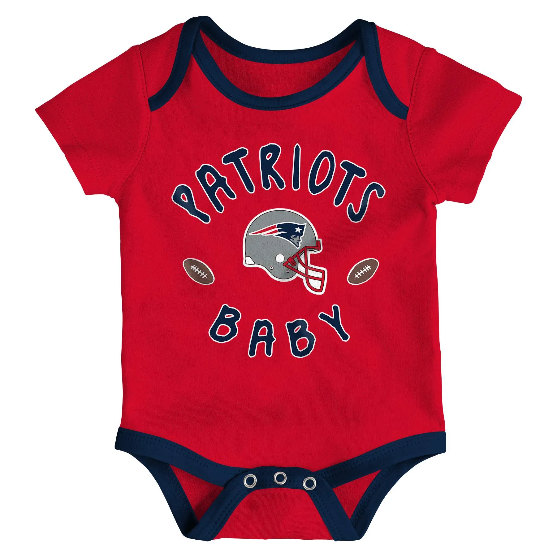 Patriots Baby 3 Piece Bodysuit Set