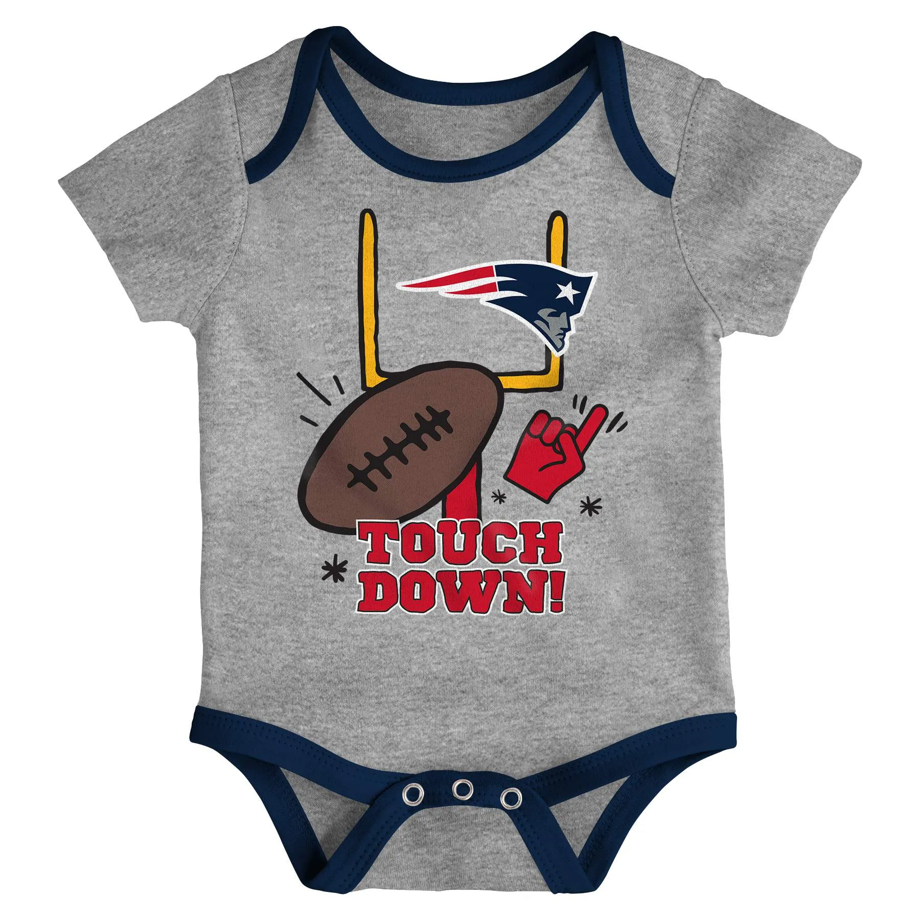 Patriots Baby 3 Piece Bodysuit Set