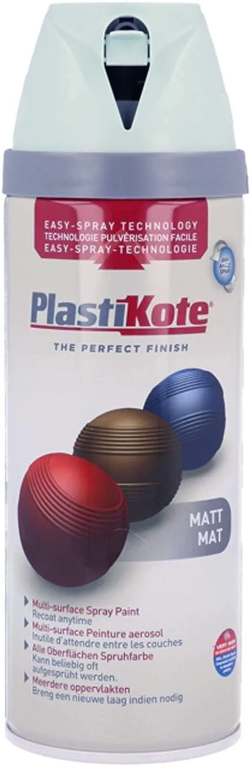 Plastikote Plasti-kote Premium Matt Duck Egg Blue 400ml