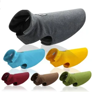 Reversible Reflective Fleece Dog Coats - Cozy & Safe for Small to Large Dogs!