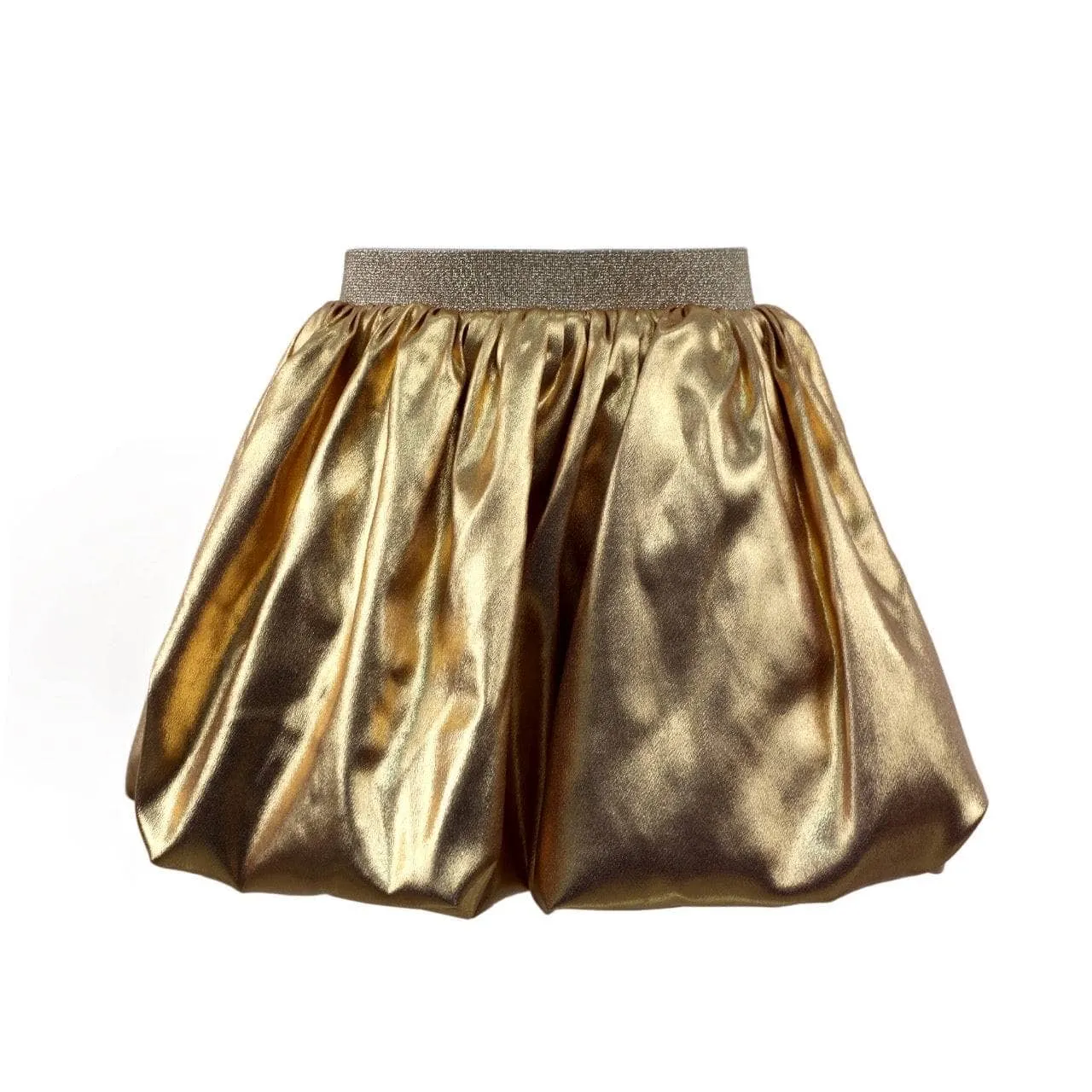 Shiny Metallic Mini Skort