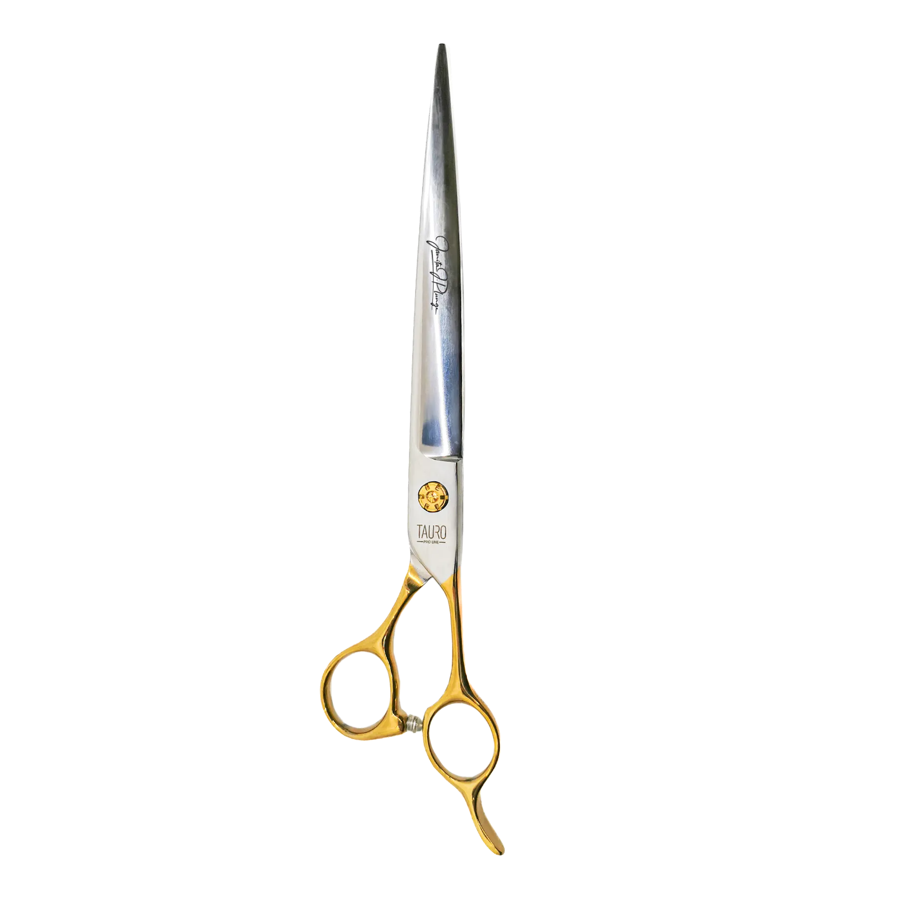 Tauro Pro Line Janita Plungė Stainless Steel Pro Shears Cutting Scissors Straight Ergonomic Extremally Sharp For The Right-Handed