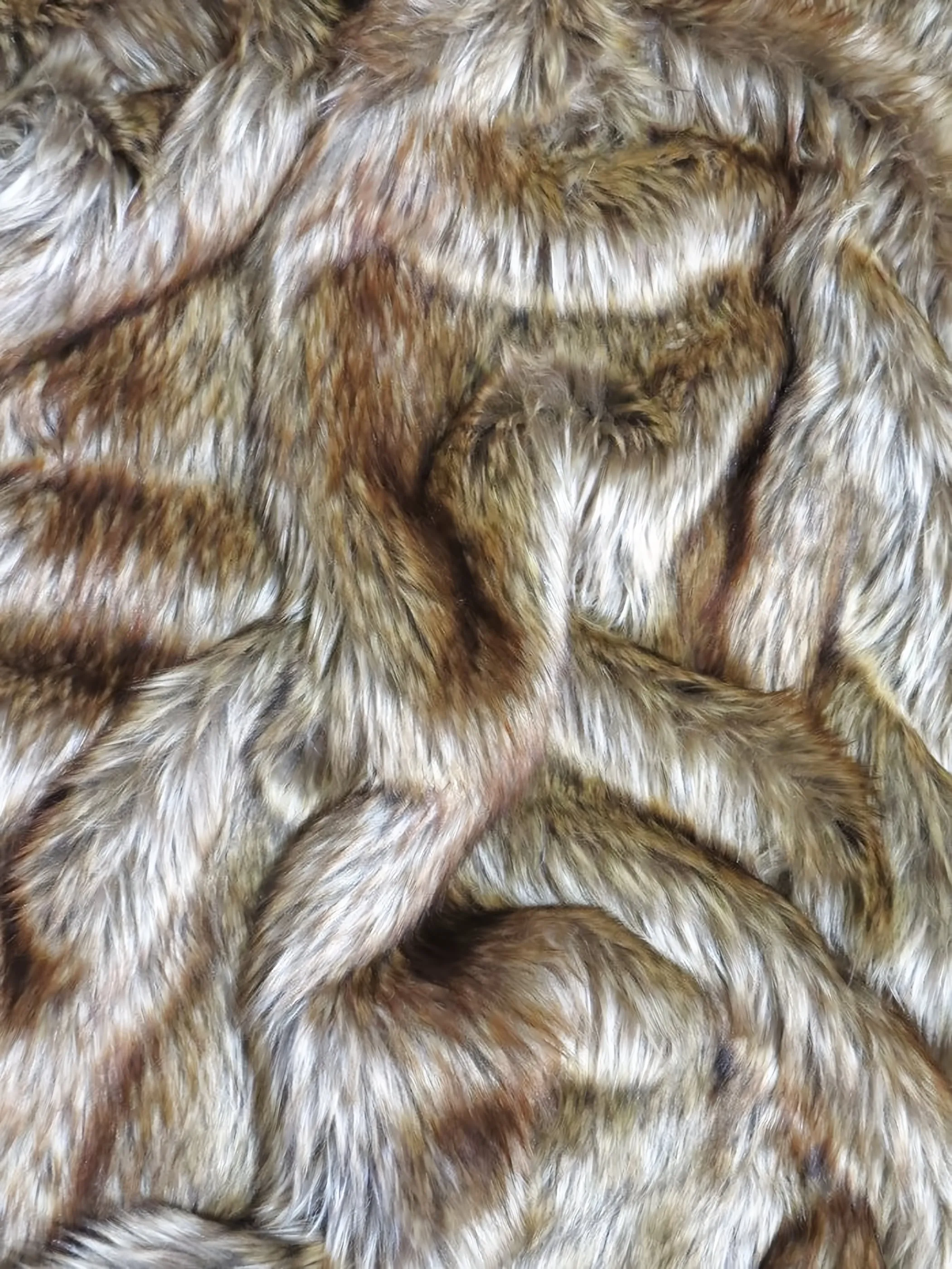 Tundra Wolf Animal Short Pile Coat Costume Faux Fur Fabric / Sold By The Yard