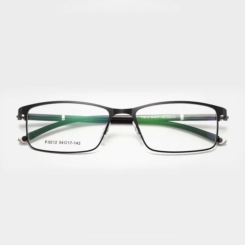 Unisex Optional Half/Full Rim Alloy Frame Eyeglasses 9211,9212