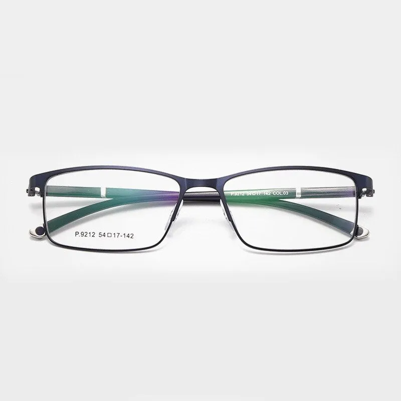 Unisex Optional Half/Full Rim Alloy Frame Eyeglasses 9211,9212