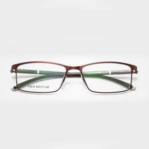 Unisex Optional Half/Full Rim Alloy Frame Eyeglasses 9211,9212