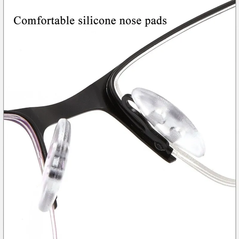 Unisex Optional Half/Full Rim Alloy Frame Eyeglasses 9211,9212