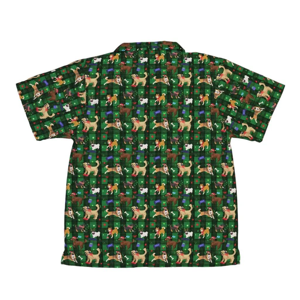 Video Game Dogs Christmas Youth Hawaiian Shirt